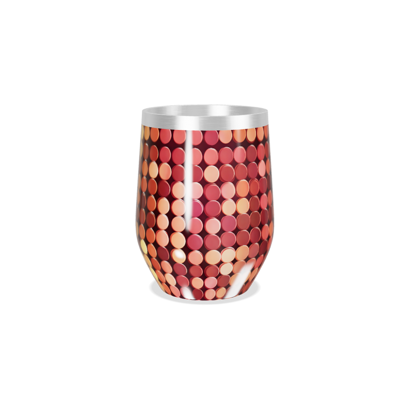 Copo Térmico Slim - Colorido com Estampa de Bolinhas