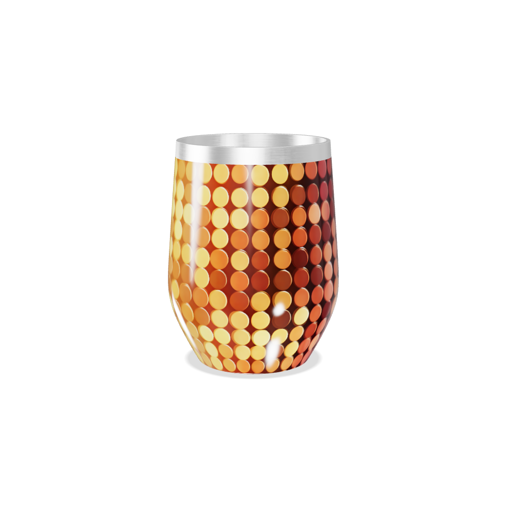 Copo Térmico Slim - Colorido com Estampa de Bolinhas
