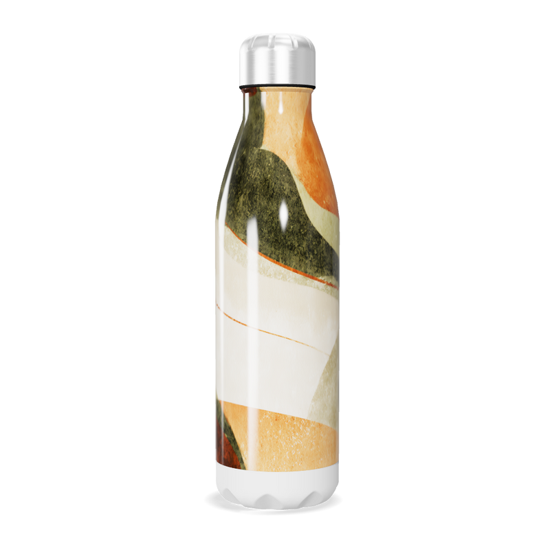 Garrafa Inox - Estampa Abstrata Colorida