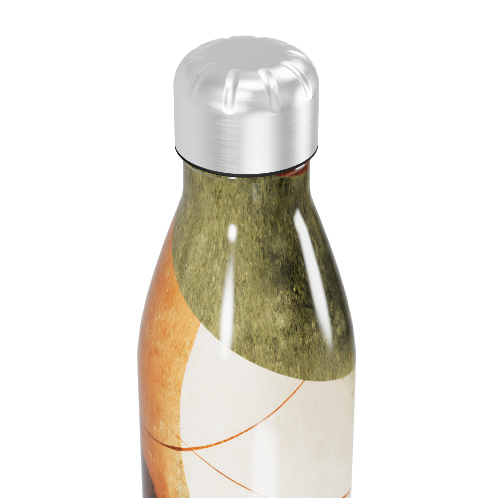 Garrafa Inox - Estampa Abstrata Colorida