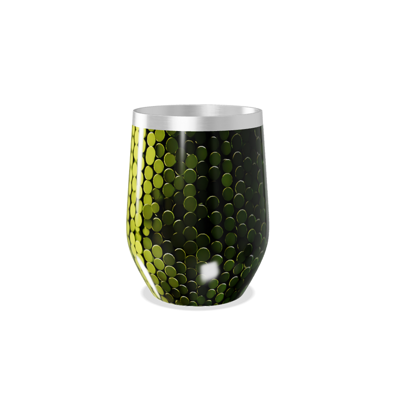 Copo Térmico Slim - Escamas Verde Inox