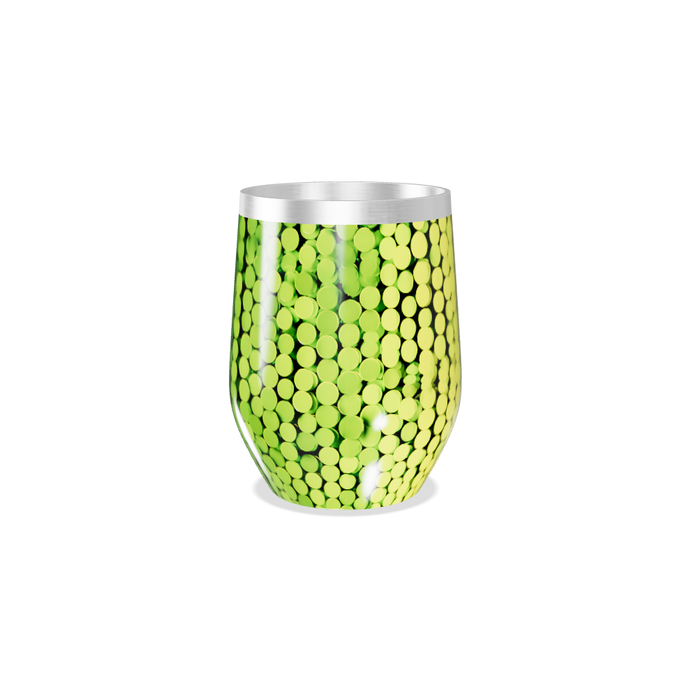 Copo Térmico Slim - Escamas Verde Inox