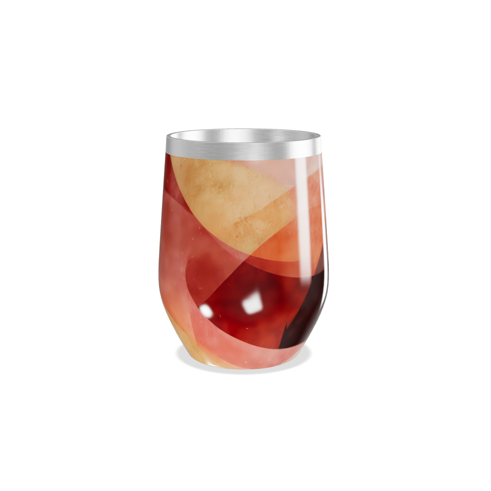 Copo Térmico Slim - Estampa Geométrica Colorida