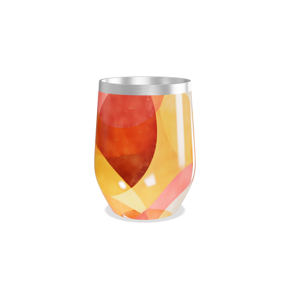 Copo Térmico Slim - Estampa Abstrata Colorida