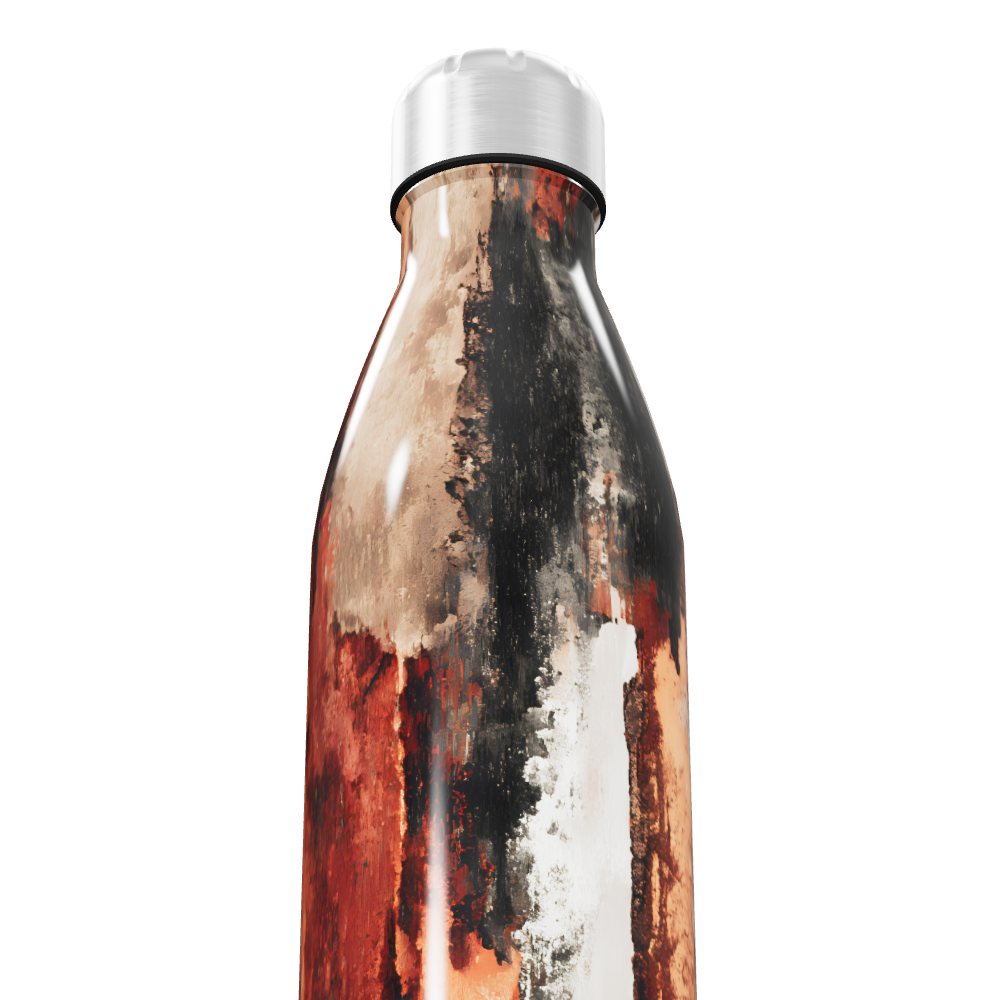 Garrafa Inox Estampa Abstrata
