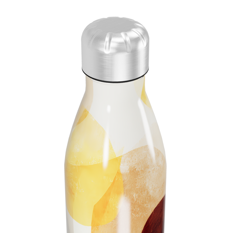 Garrafa Inox Estampa Abstrata Multicolorida