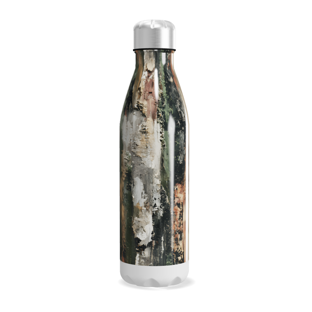 Garrafa Inox - Estampa Abstrata Multicolorida