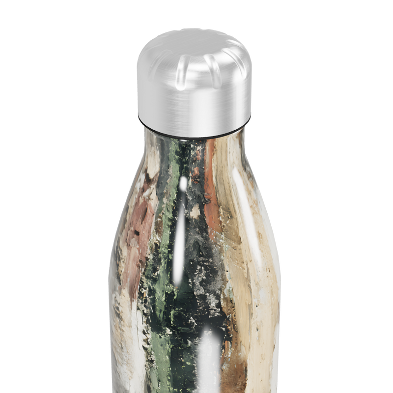 Garrafa Inox - Estampa Abstrata Multicolorida