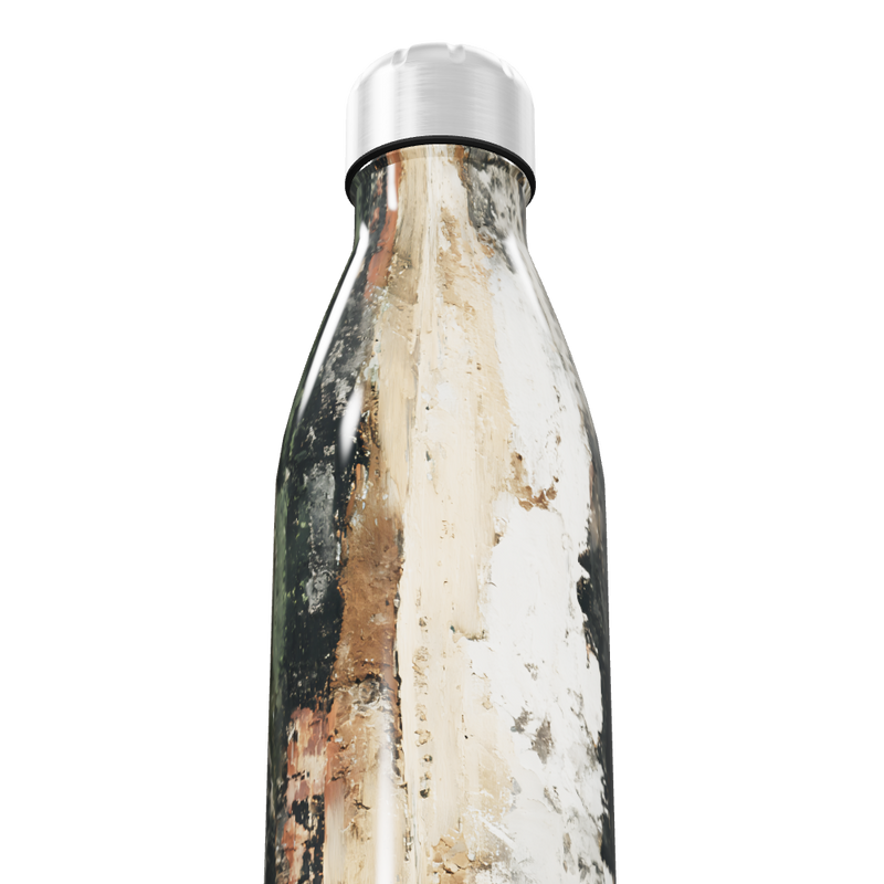 Garrafa Inox - Estampa Abstrata Multicolorida