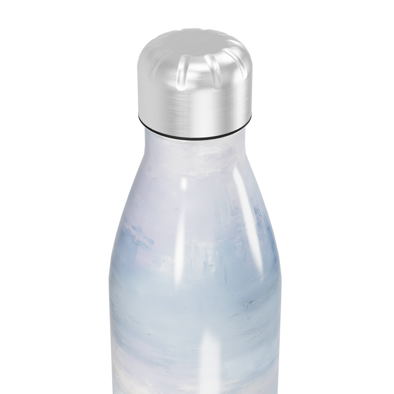 Garrafa Inox - Estampa Azul Abstrata