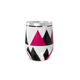 Copo Térmico Slim - Estampa Geométrica Rosa