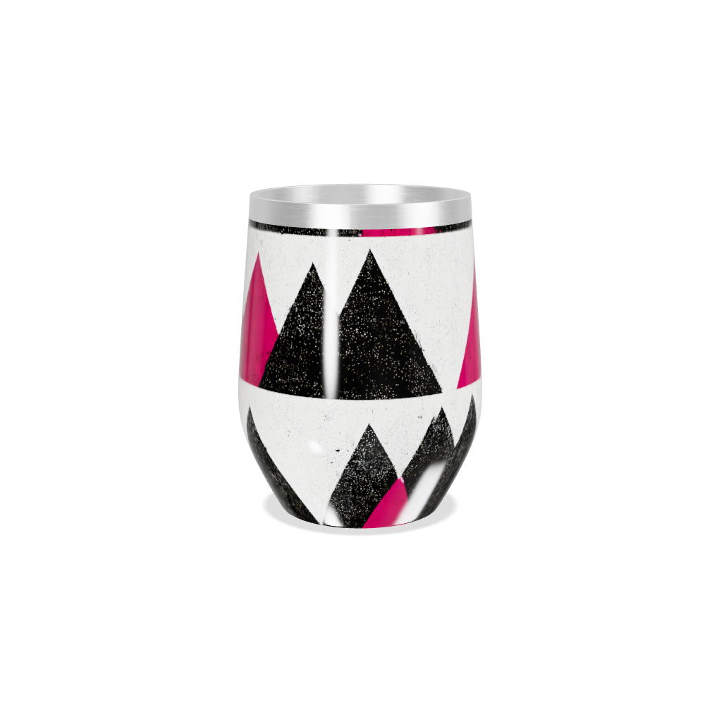 Copo Térmico Slim - Estampa Geométrica Rosa