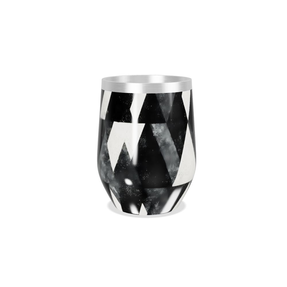 Copo Térmico Slim - Geométrico Preto e Branco