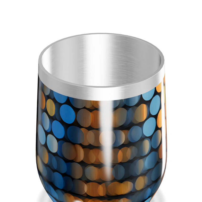 Copo Térmico Slim - Estampa Colorida Bokeh