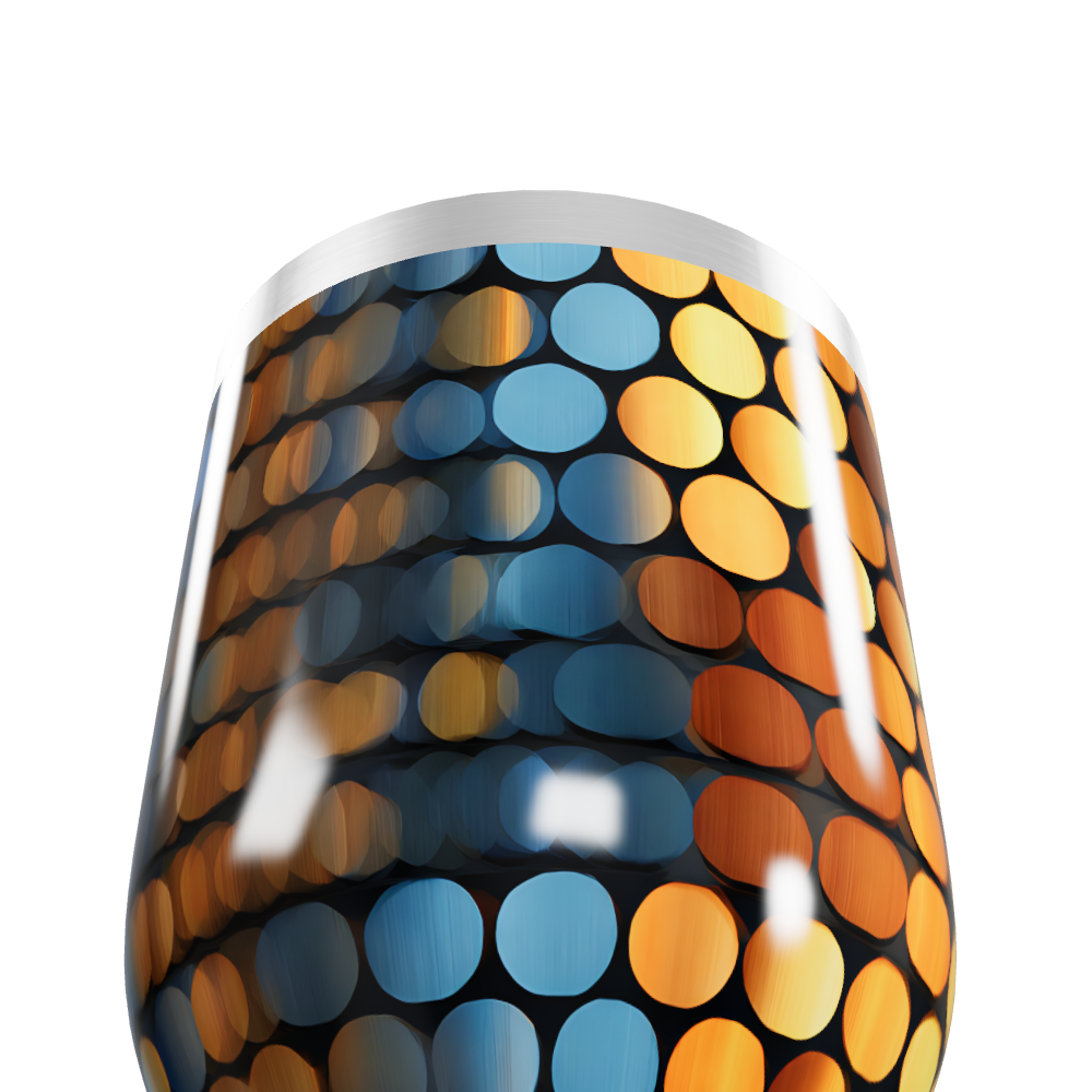 Copo Térmico Slim - Estampa Colorida Bokeh