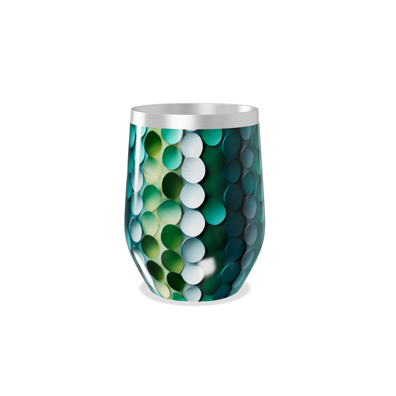 Copo Térmico Slim - Escamas Verde Azul