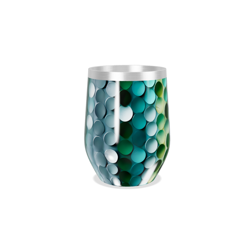 Copo Térmico Slim - Escamas Verde Azul