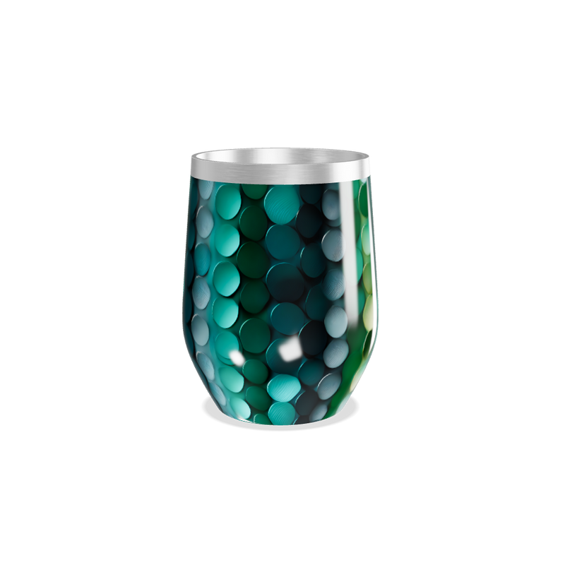 Copo Térmico Slim - Escamas Verde Azul