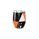 Copo Térmico Slim - Geométrico Preto e Laranja
