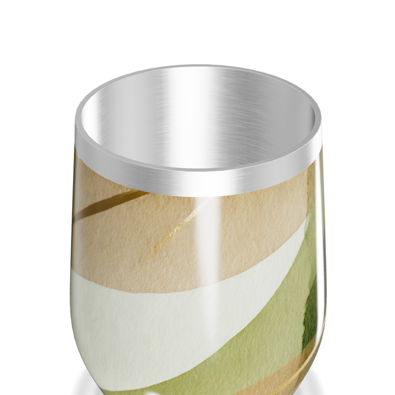 Copo Térmico Slim - Verde Estampado Aço Inox