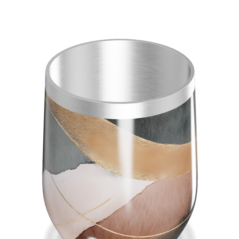 Copo Térmico Slim - Estampa Abstrata Colorida