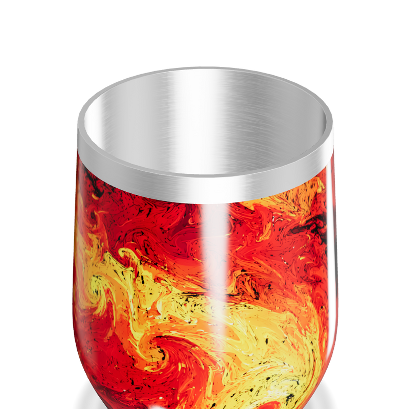 Copo Térmico Slim - Design Abstrato Colorido