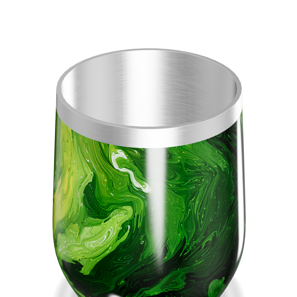 Copo Térmico Slim - Verde Marmorizado