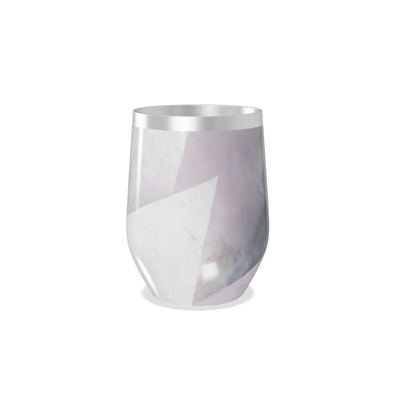 Copo Térmico Slim - Mármore Branco Aço Inox