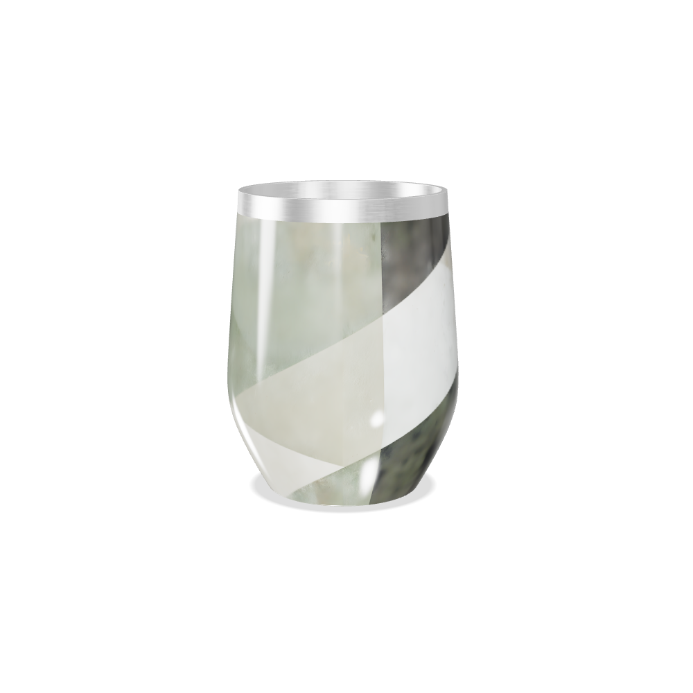 Copo Térmico Slim - Prata Geométrico Inox