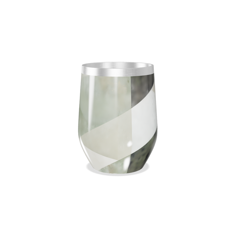 Copo Térmico Slim - Prata Geométrico Inox