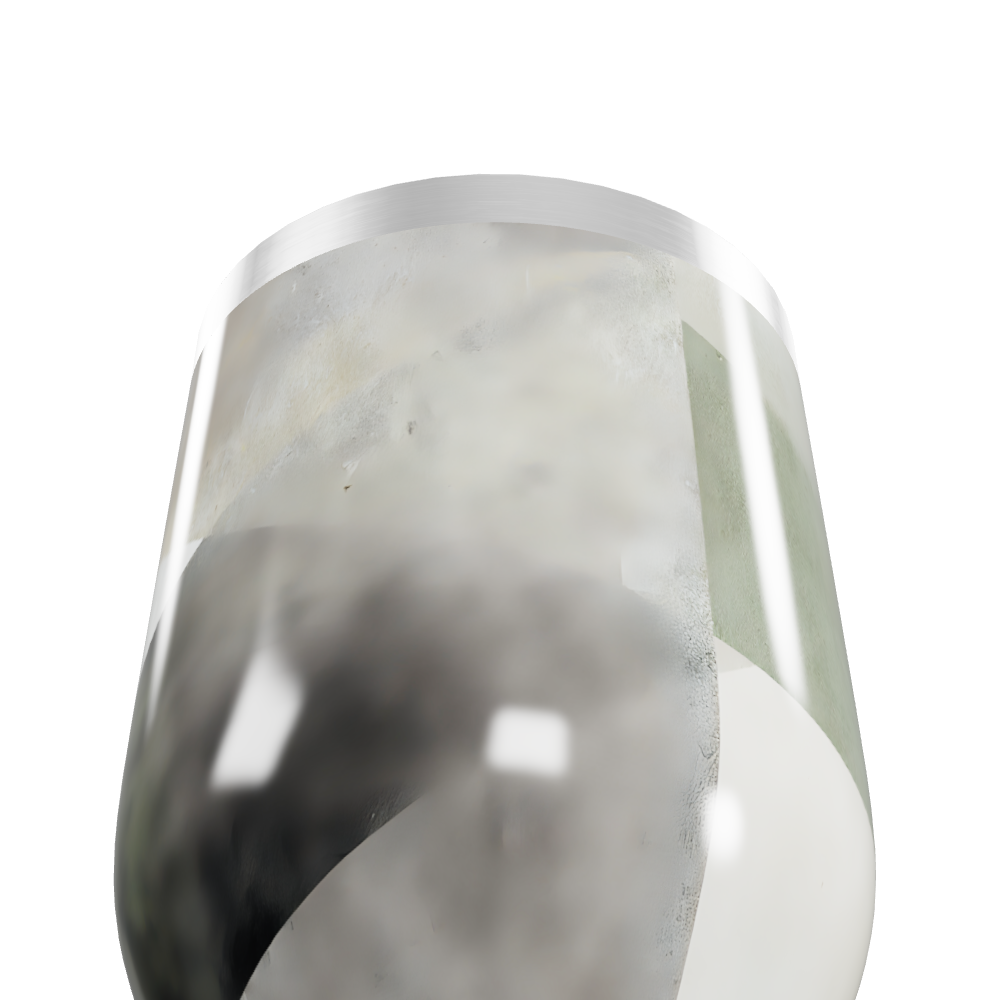 Copo Térmico Slim - Prata Geométrico Inox