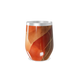 Copo Térmico Slim - Abstrato Laranja Aço Inox
