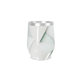 Copo Térmico Slim - Branco Marmorizado Aço