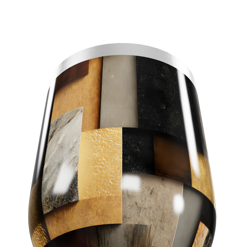 Copo Térmico Slim - Estampa Geométrica Colorida