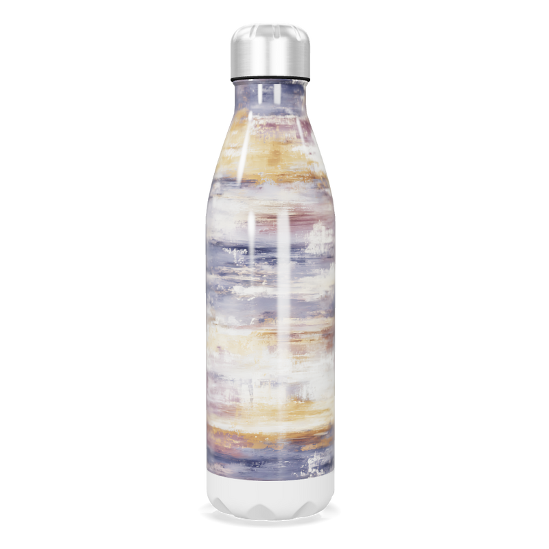Garrafa Inox - Estampa Aquarela Colorida
