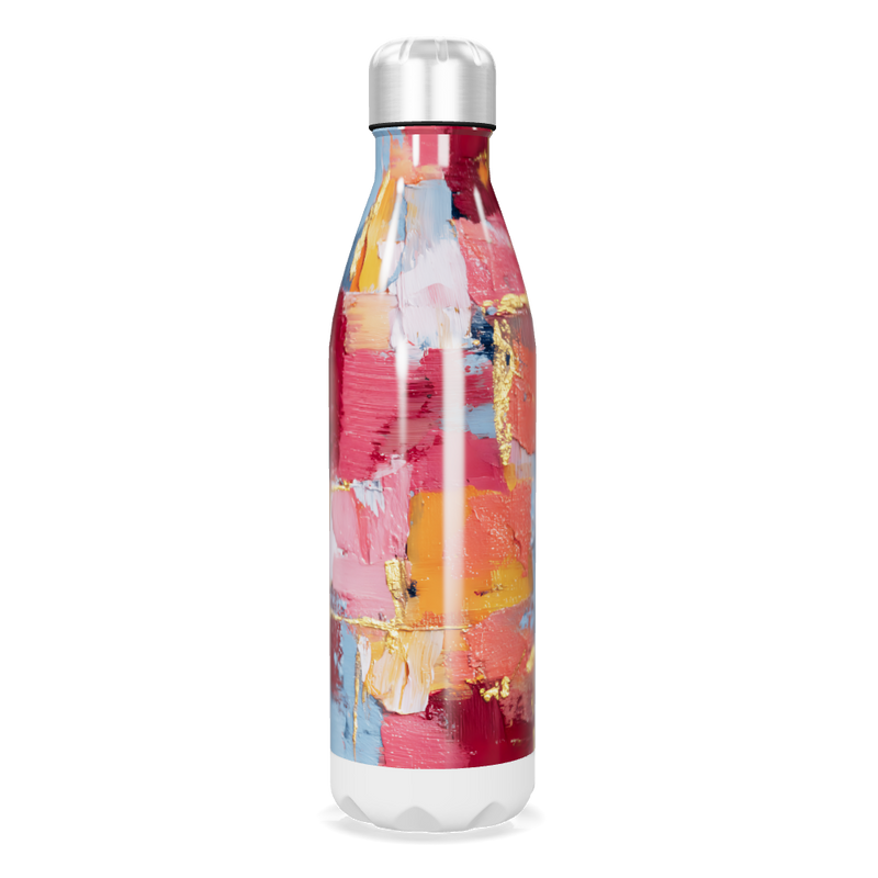 Garrafa Inox Estampada Colorida 750ml