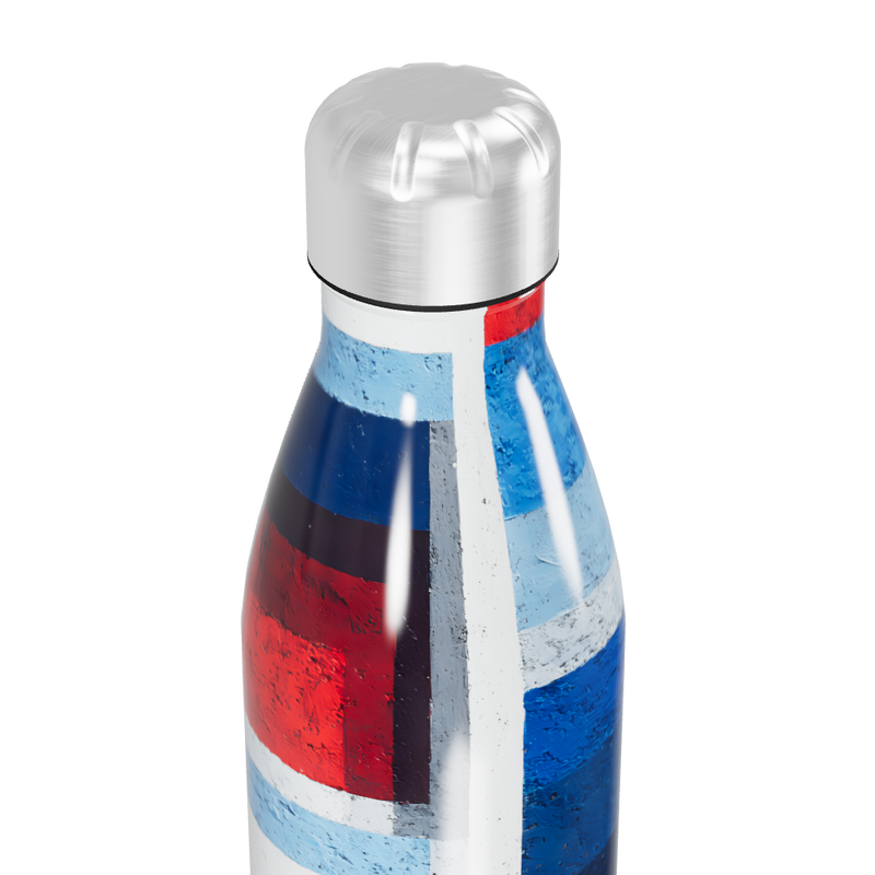 Garrafa Inox - Estampa Geométrica Colorida
