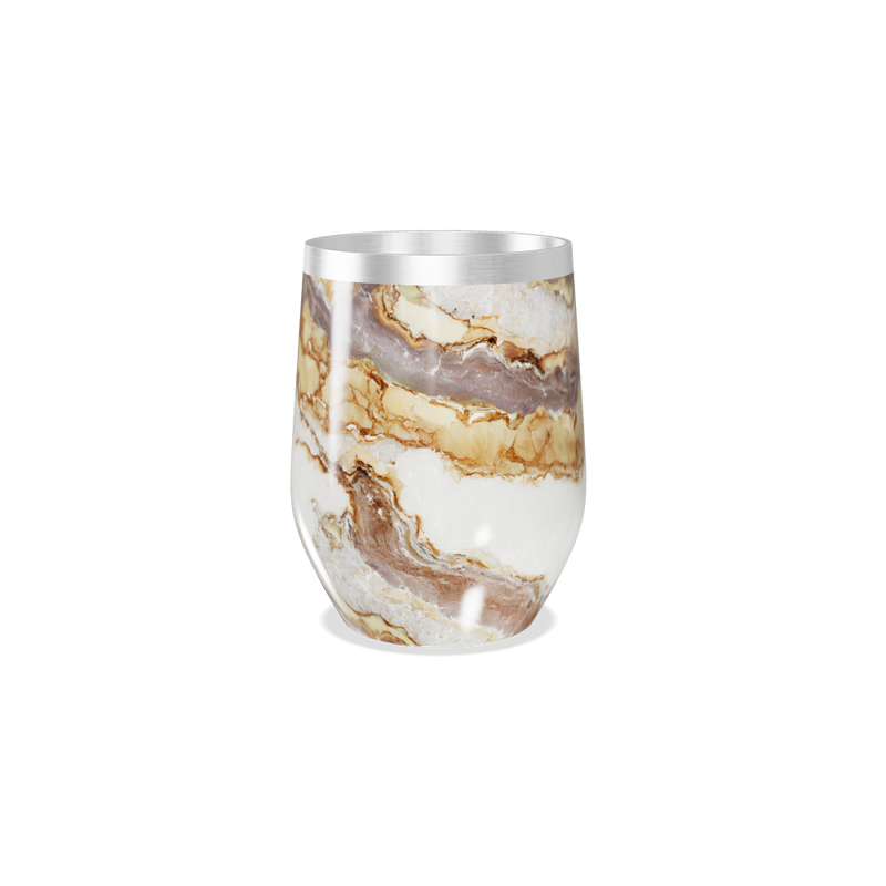 Copo Térmico Slim - Mármore Bege