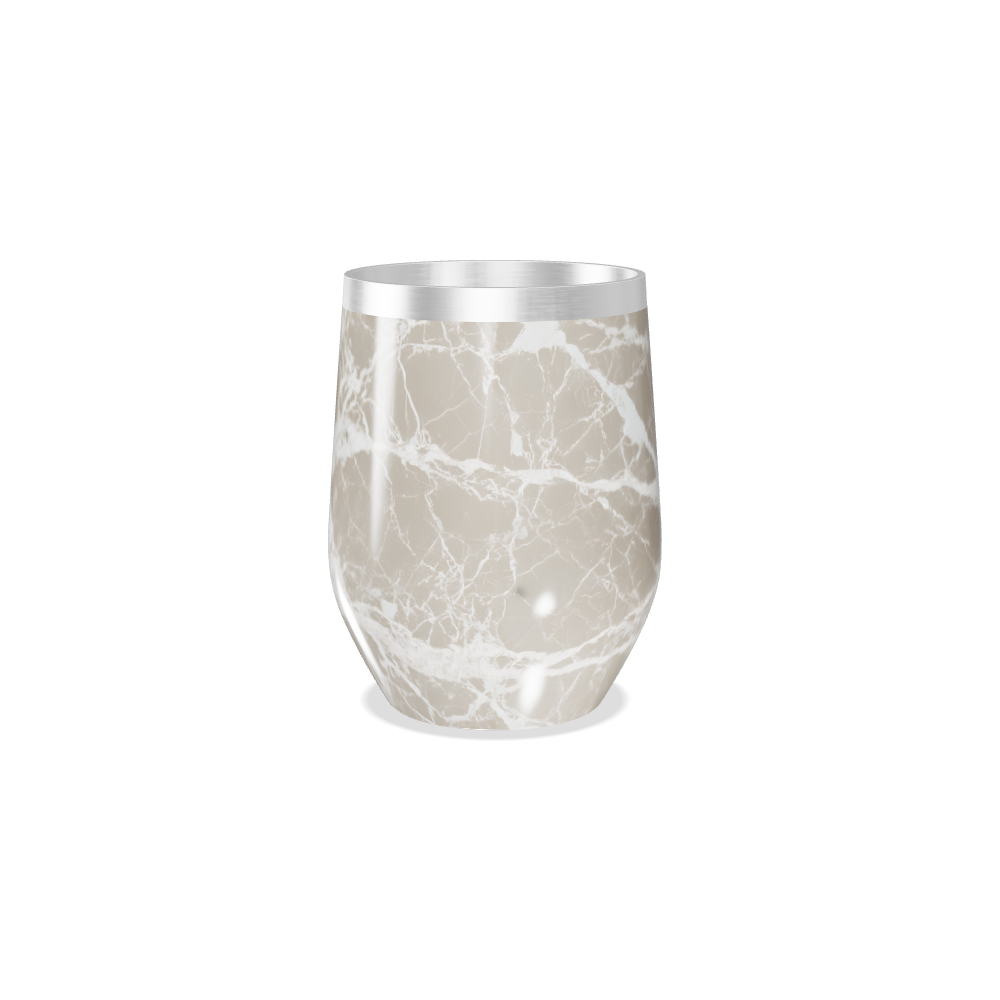 Copo Térmico Slim - Mármore Bege Inox