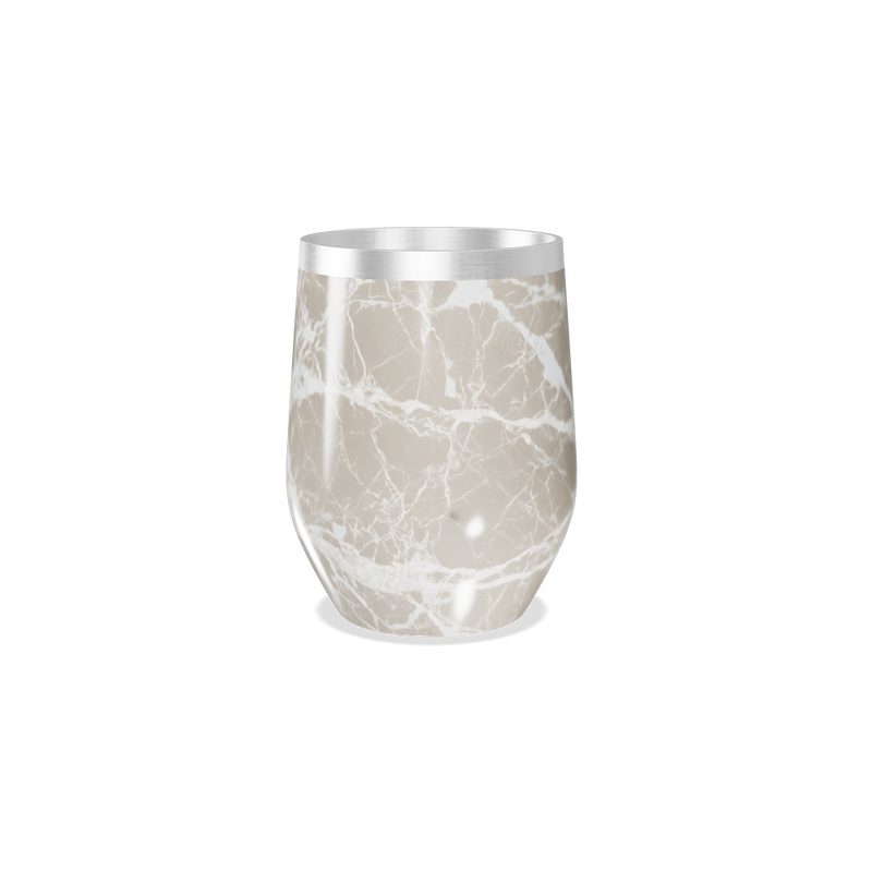 Copo Térmico Slim - Mármore Bege Inox
