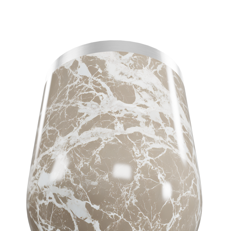 Copo Térmico Slim - Mármore Bege Inox