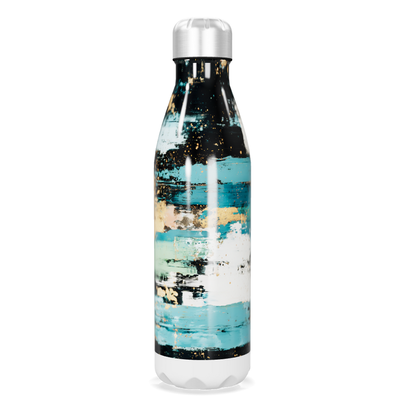 Garrafa Inox - Azul Estampada 750ml