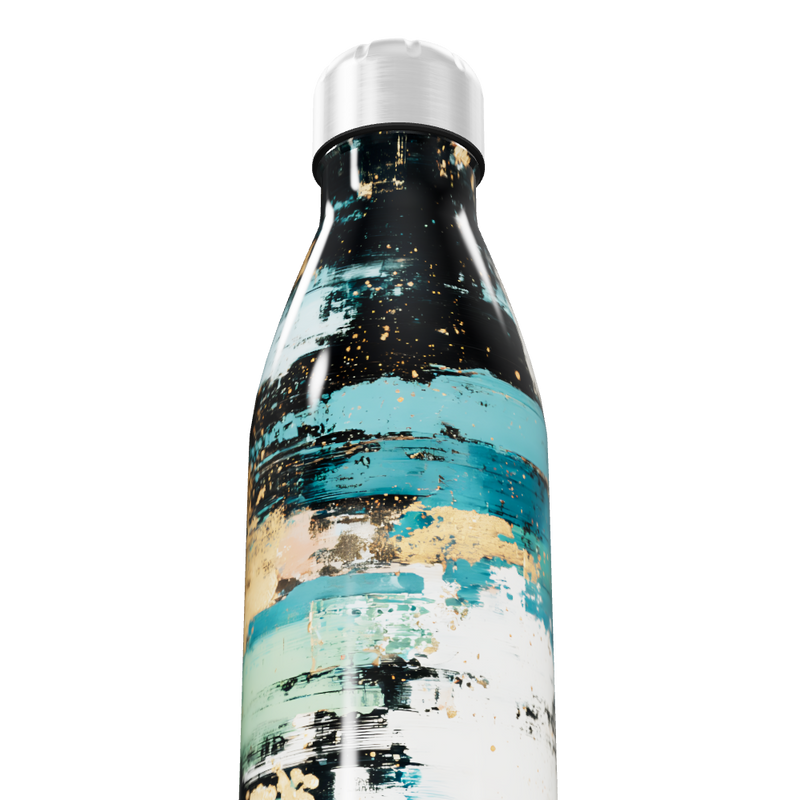 Garrafa Inox - Azul Estampada 750ml