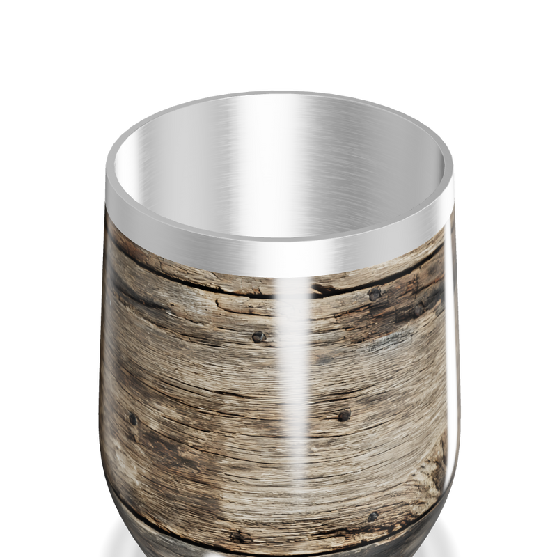 Copo Térmico Slim - Madeira Inox