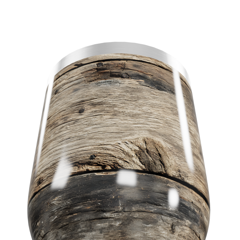 Copo Térmico Slim - Madeira Inox