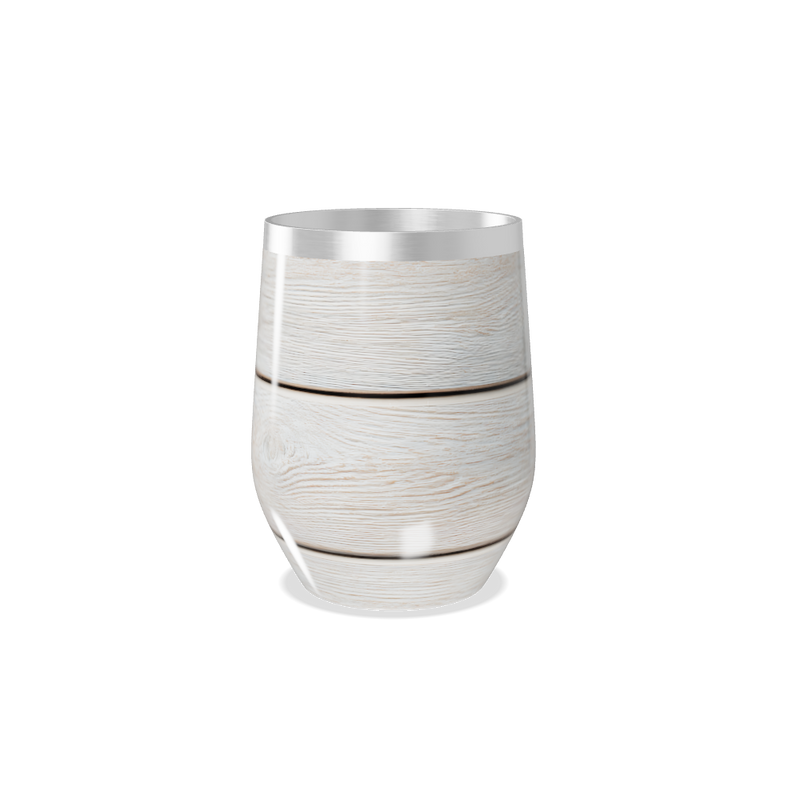 Copo Térmico Slim - Madeira Branca Aço Inox