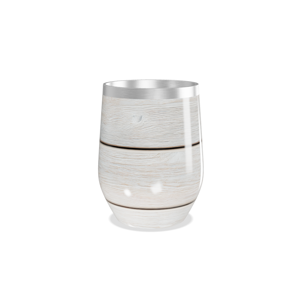 Copo Térmico Slim - Madeira Branca Aço Inox