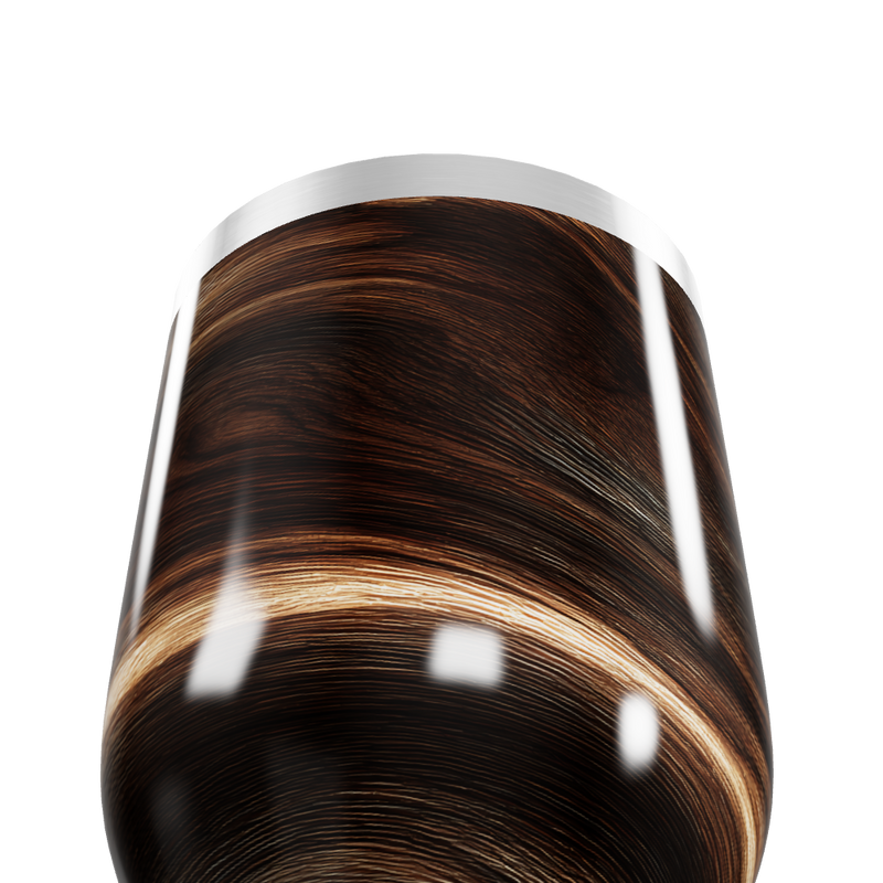 Copo Térmico Slim - Madeira Aço Inox