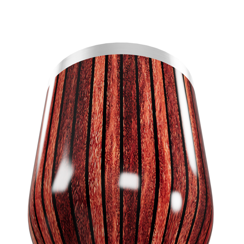 Copo Térmico Slim - Estampa Madeira Listrada