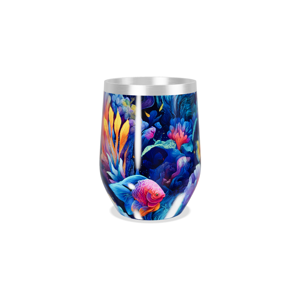 Copo Térmico Slim - Estampa Oceano Colorido